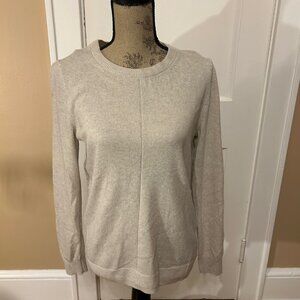 Banana Republic filpucci women's light cream/beige Merino wool sweater M NWT